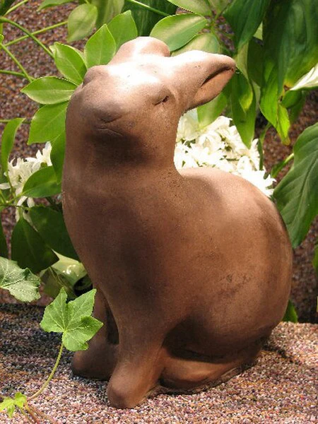 Rabbit Garden Statue Cement