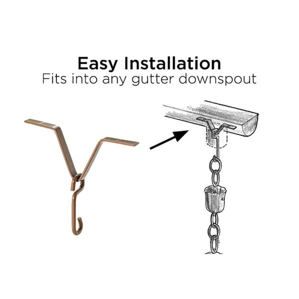 Rain Chain Gutter Clip - Image 3