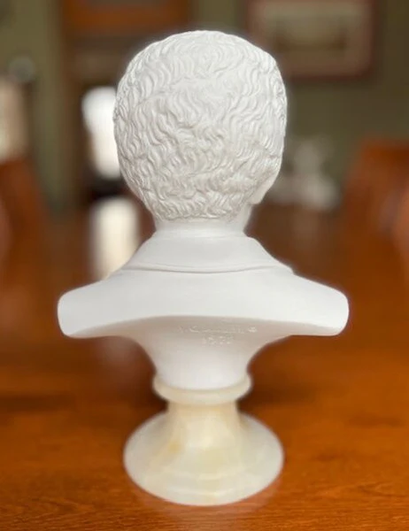 Johann Strauss II Bust Statue – Italian Marble Composer Sculpture - Image 4
