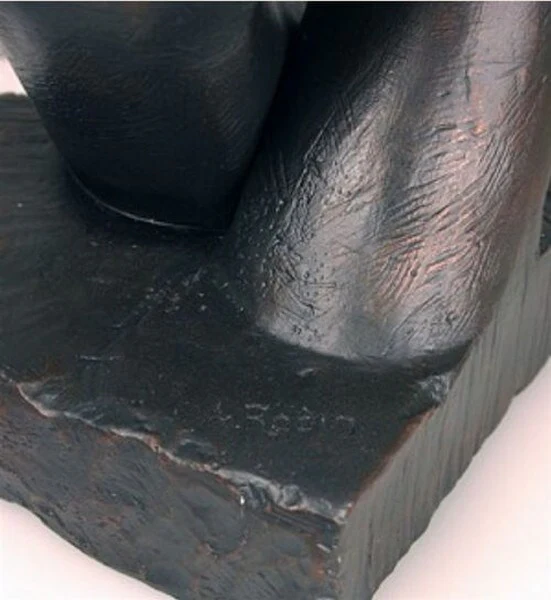 Rodin Cathedral Clasping Hands Statue - Image 3