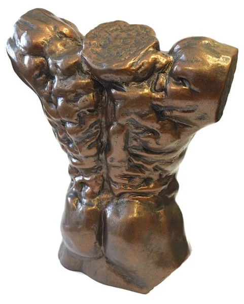 Rodin Male Nude Torso Sculpture Replica - Image 2