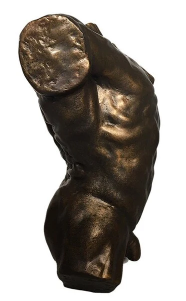 Rodin Male Nude Torso Statue Reproduction - Image 2