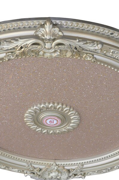 Rose Gold Round Ceiling Medallion 36 Inch - Image 4