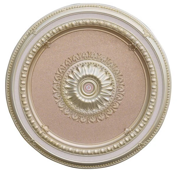 Rose Gold Round Ceiling Medallion 47 Inch