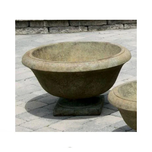 Round Chesire Urn 29" Cement - Image 2