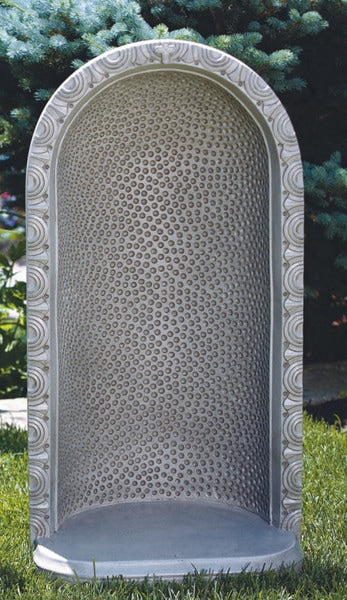 Round Embossed Dot Grotto Garden Niche 34" High - Image 3