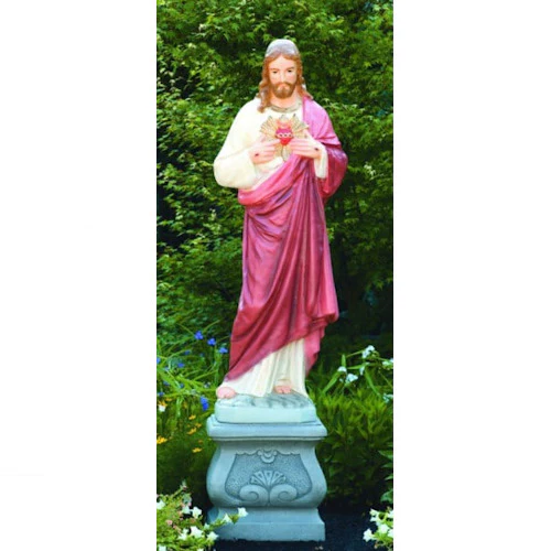 Sacred Heart Of Jesus Life-size & Ped. - Image 2