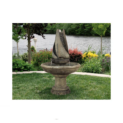 Sail Away Cement Garden Fountain 52" High - Image 2