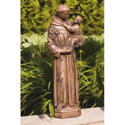 Saint Anthony With Child Sculpture 26" H - Image 2