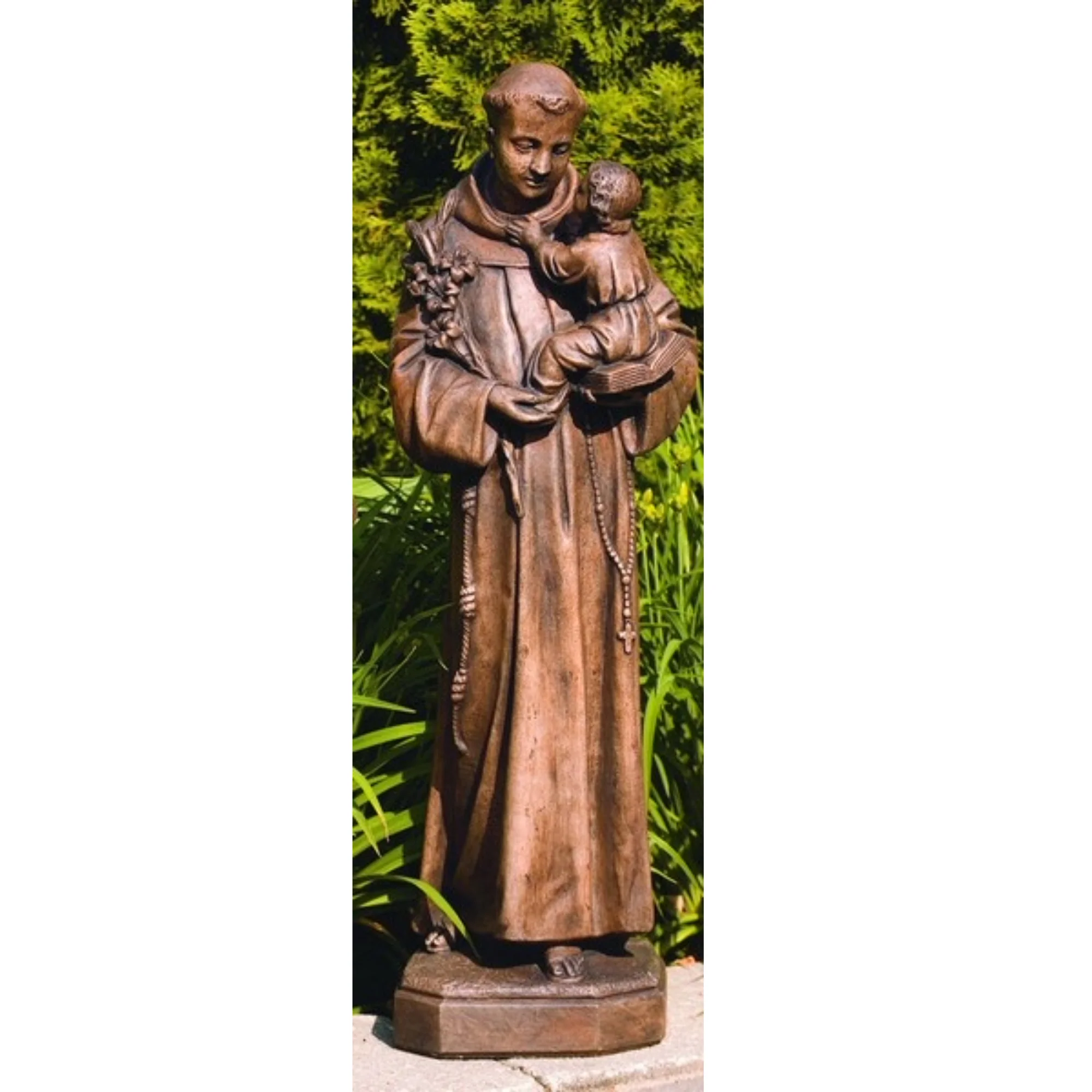 Saint Anthony With Child Sculpture 31" H - Image 2