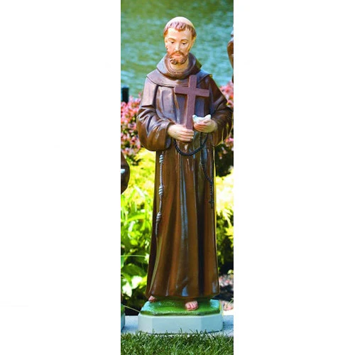 Saint Francis Sculpture 32" High Classic Finish - Image 2