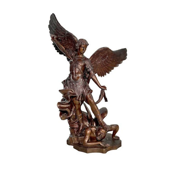 Saint Michael Archangel Life Size Statue Bronze