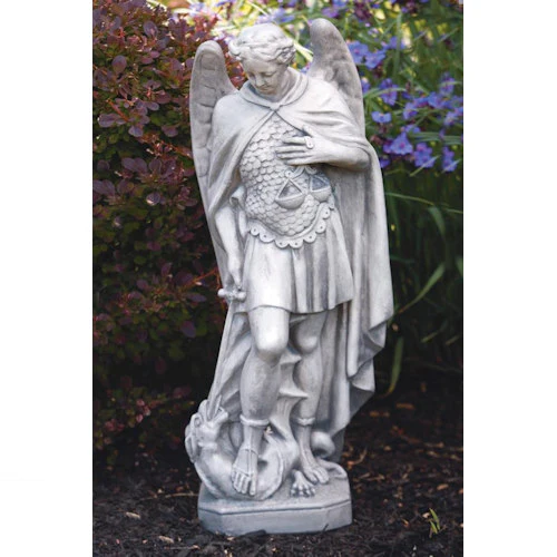 Saint Michael Sculpture 24.5" High - Image 2