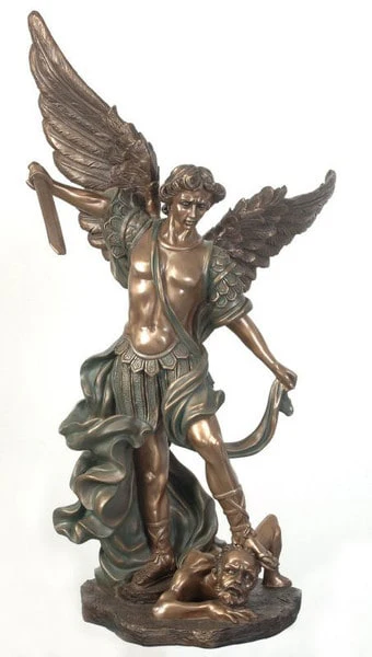Saint Michael Sculpture 31 3/4" High