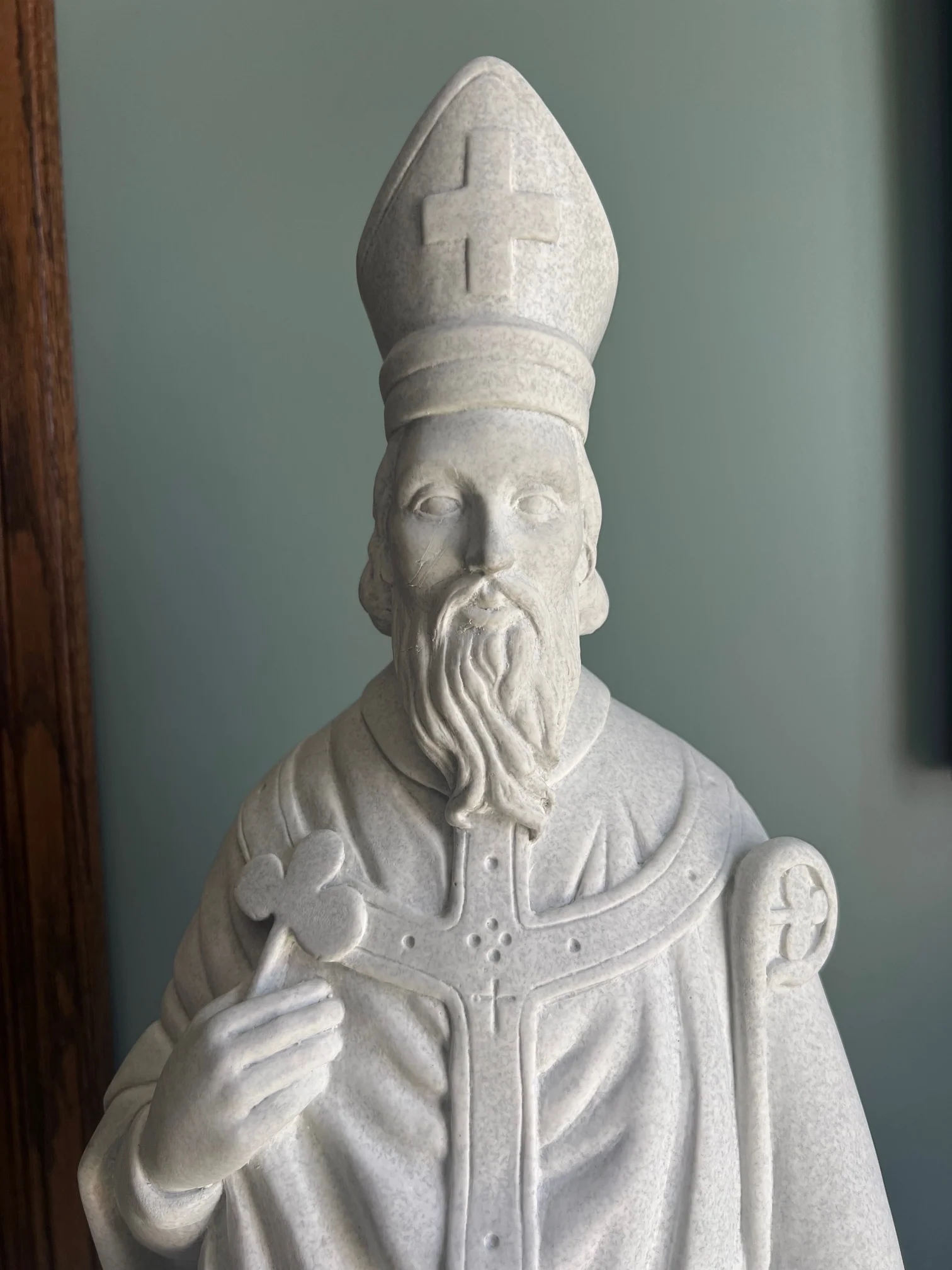 Saint Patrick Granite Sculpture Faux Granite 24" High - Image 2