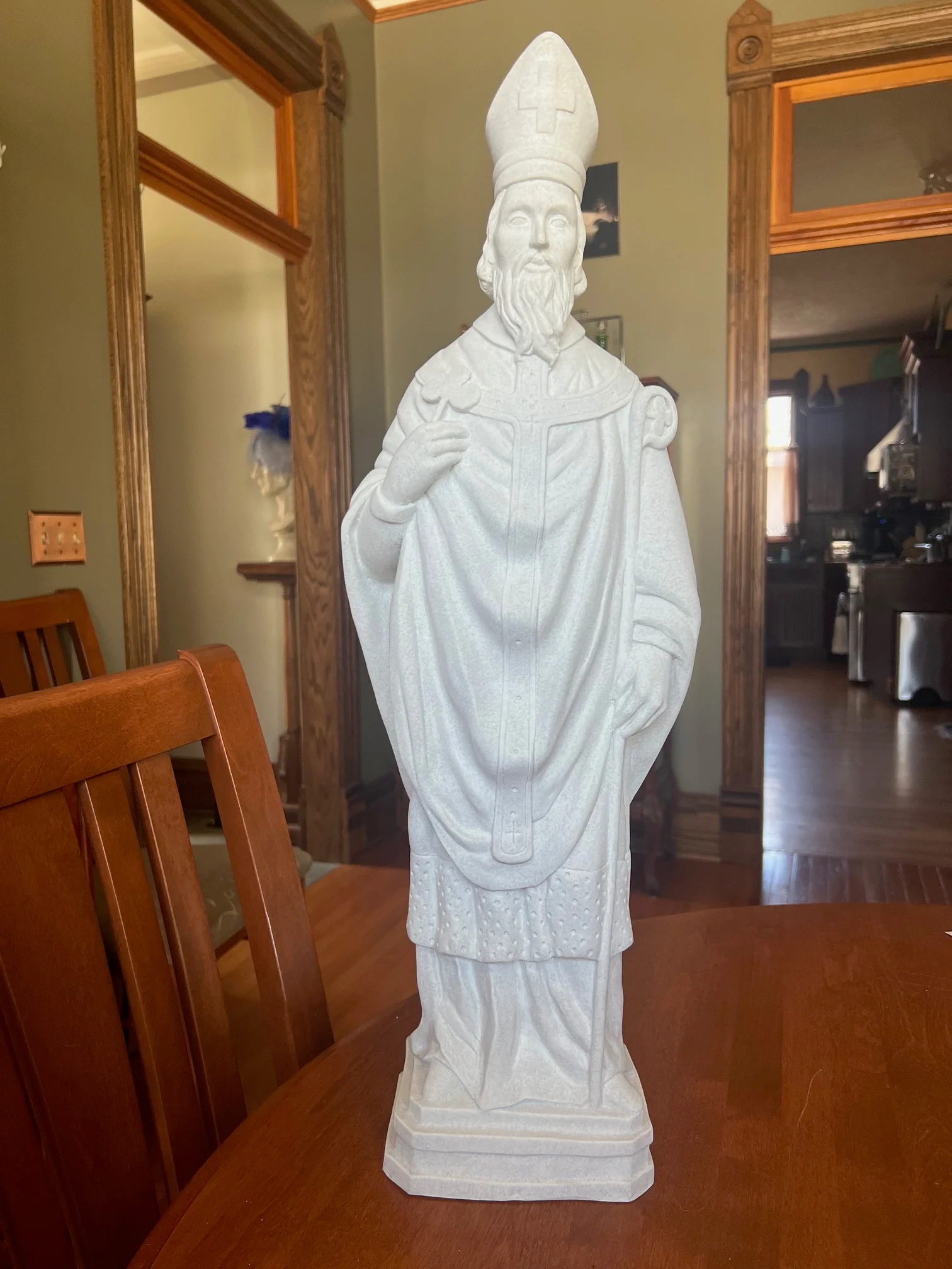 Saint Patrick Granite Sculpture Faux Granite 24" High - Image 4
