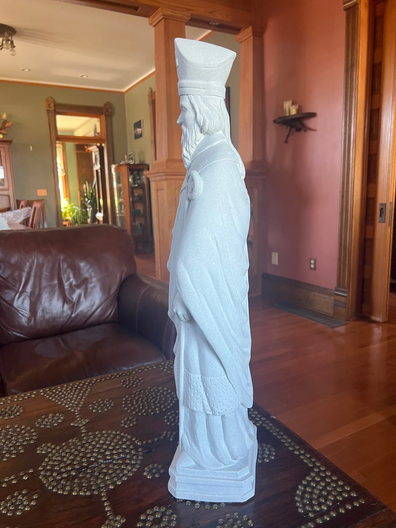 Saint Patrick Granite Sculpture Faux Granite 24" High - Image 8