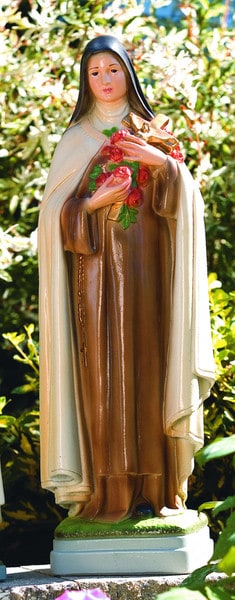 Saint Therese - Theresa Sculpture 25" H - Image 3