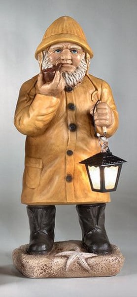 Sea Captain With Lantern Garden Statue 36" High - Image 3