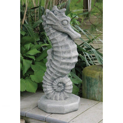 Seahorse Large Garden Statue - Image 2