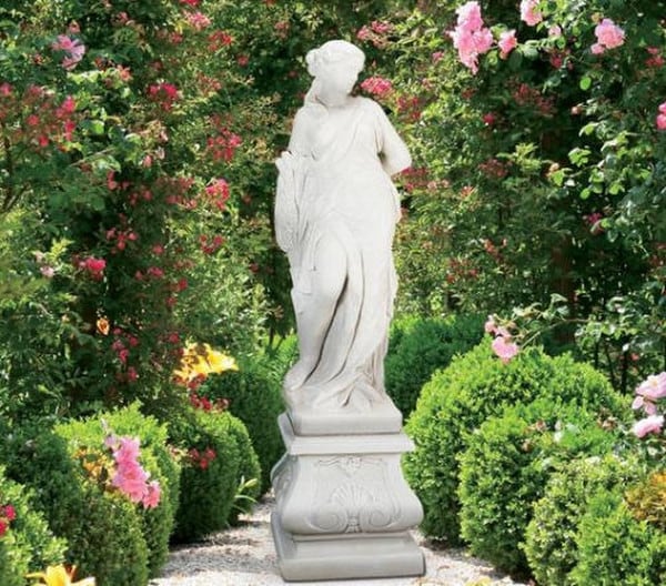 Season Fall Goddess Life-Size Woman Garden Statue