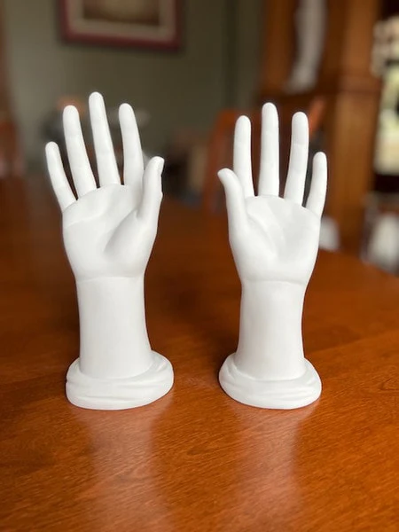 Set of Hands Sculptures Drawing Study - Image 4