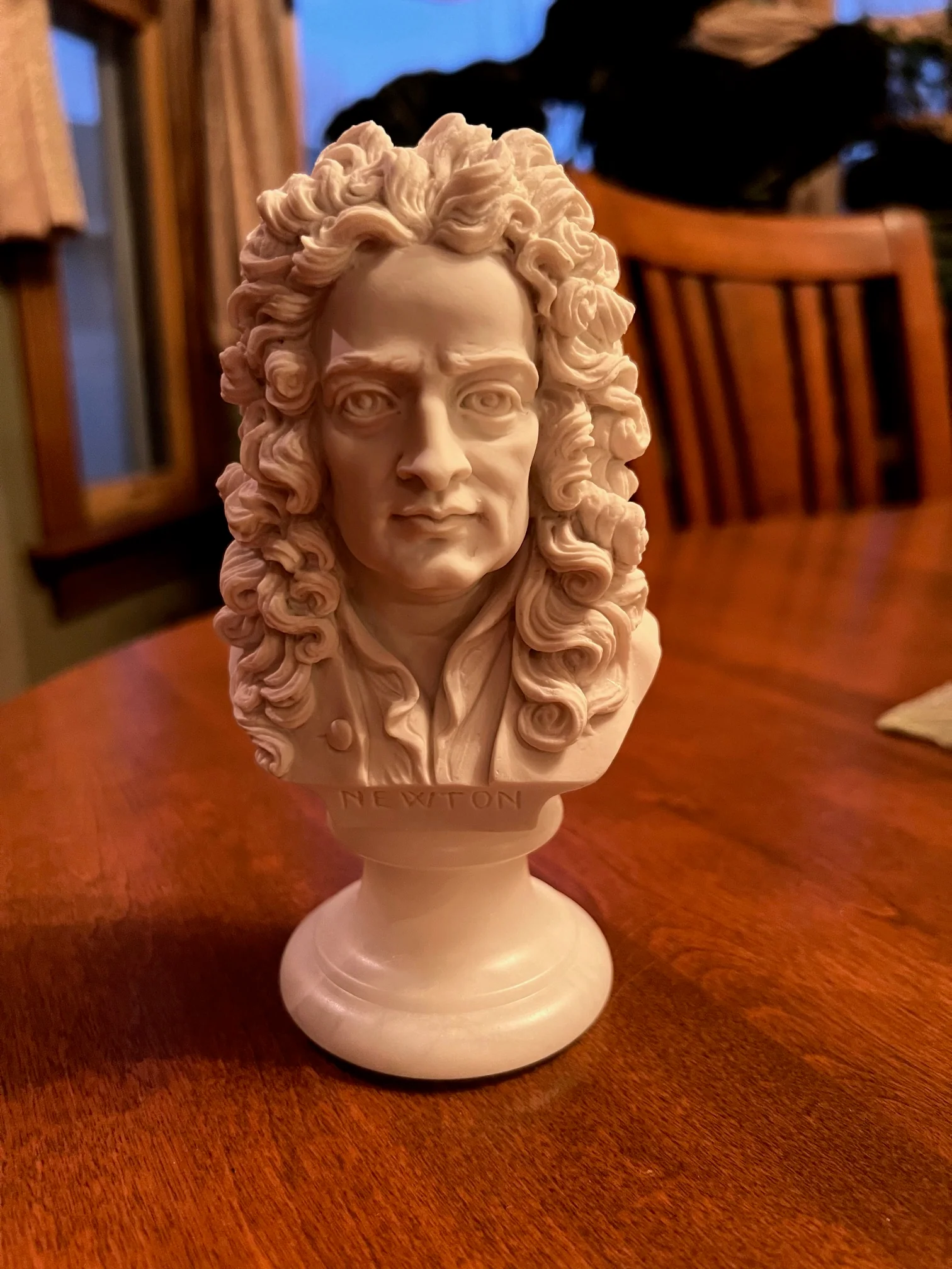 Sir Isaac Newton Bust Sculpture - Image 6