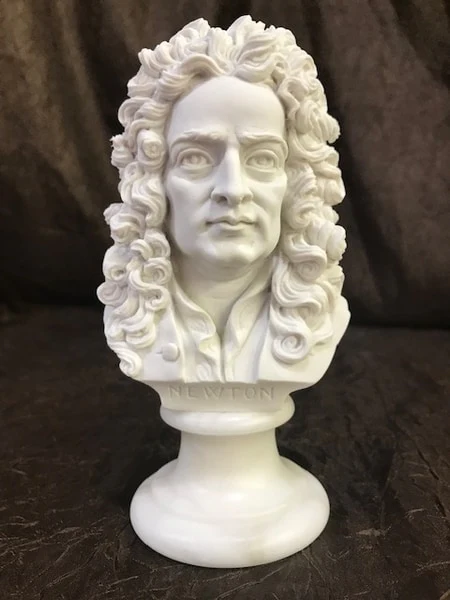 Sir Isaac Newton Bust Sculpture - Image 7