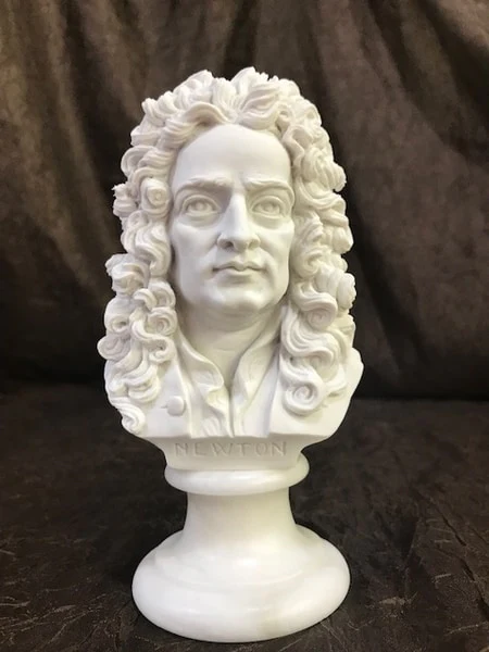 Sir Isaac Newton Bust Sculpture - Image 8