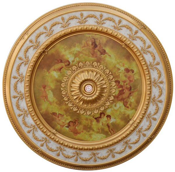 Sistine Garland Round Medallion 63" Dia.