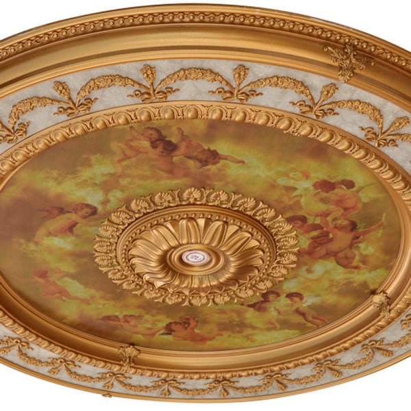 Sistine Garland Round Medallion 63" Dia. - Image 3