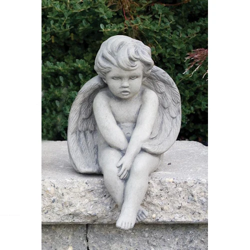 Meditation Sitting Angel 12" High Statue