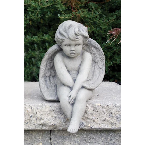 Meditation Sitting Angel 12" High Statue - Image 2