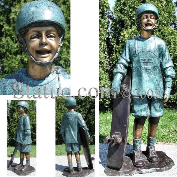 Skateboard Boy Standing