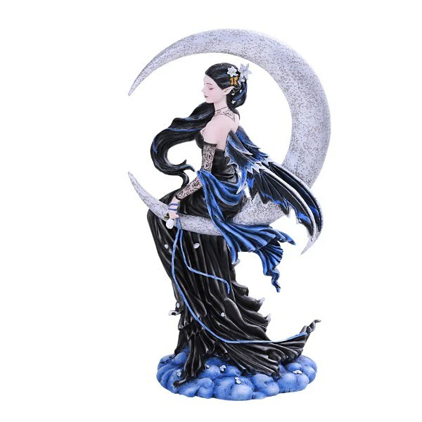 Solace Fairy on Moon Statue Nene Thomas