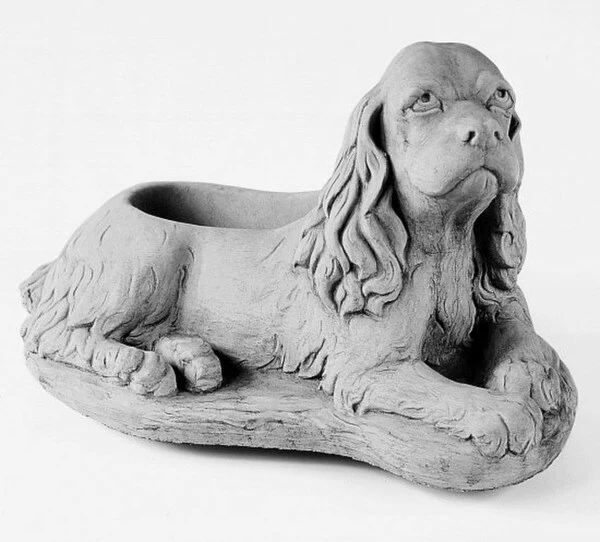 Spaniel Planter Sculptural Urn