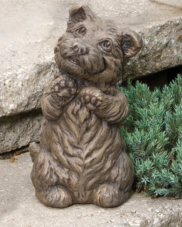 Spirit the Westie Dog Cement Statue