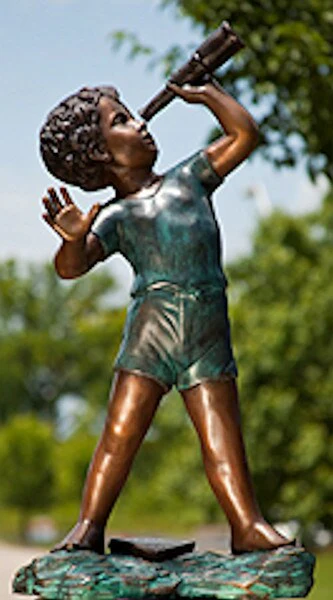 Stargazer Child Sculpture - Image 2