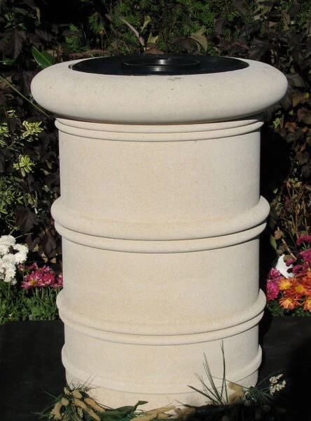 Stone Trash Can Shell