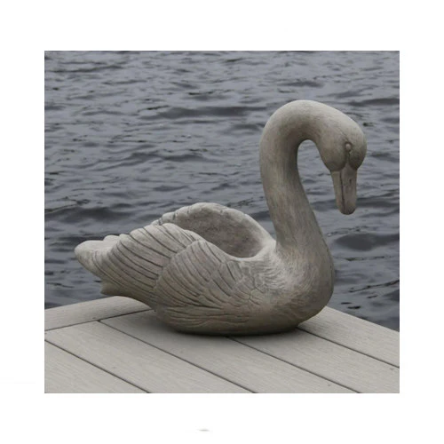 Swan Planter Large Garden Sculpture 18" High - Image 3
