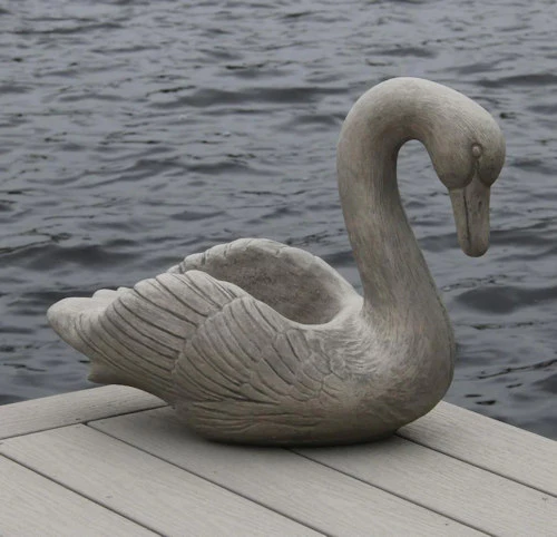 Swan Planter Large Garden Sculpture 18" High - Image 4