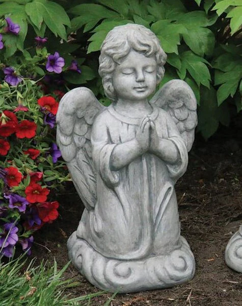 Sweet Blessings Angel Garden Praying Statue
