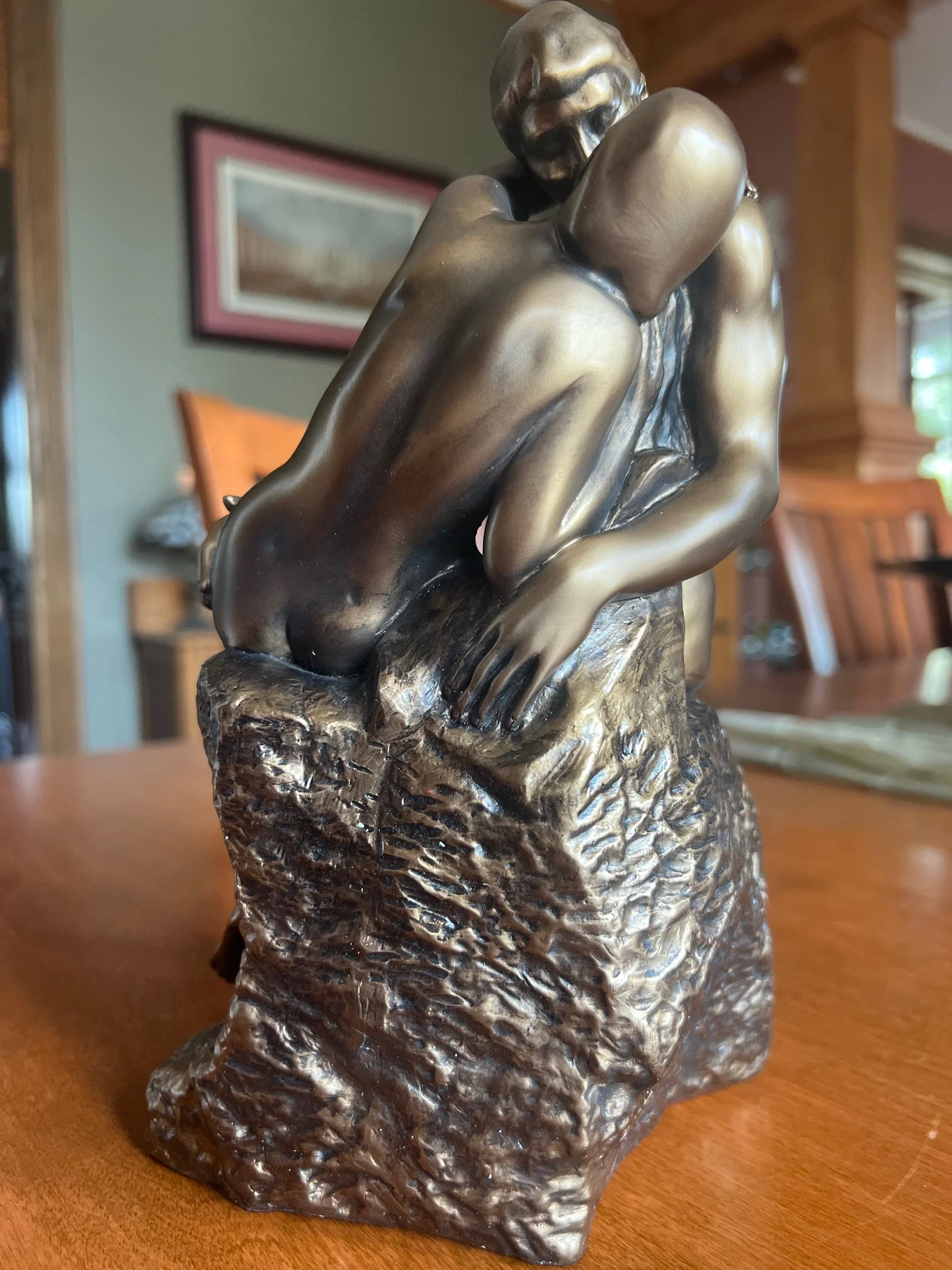 The Kiss by Rodin Sculpture Replica 9" High - Image 8