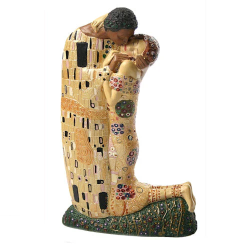 The Kiss By Gustav Klimt Statue Inspired by Painting