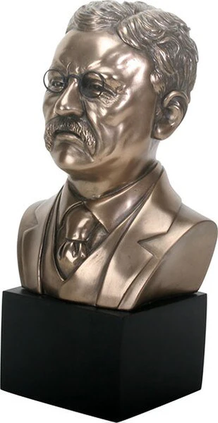 Theodore Roosevelt Bust Sculpture - Image 2