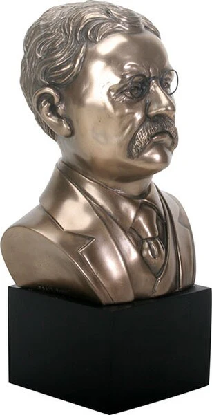 Theodore Roosevelt Bust Sculpture - Image 3