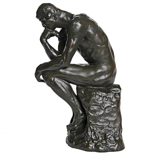 Thinker Statue Large by Rodin Replica