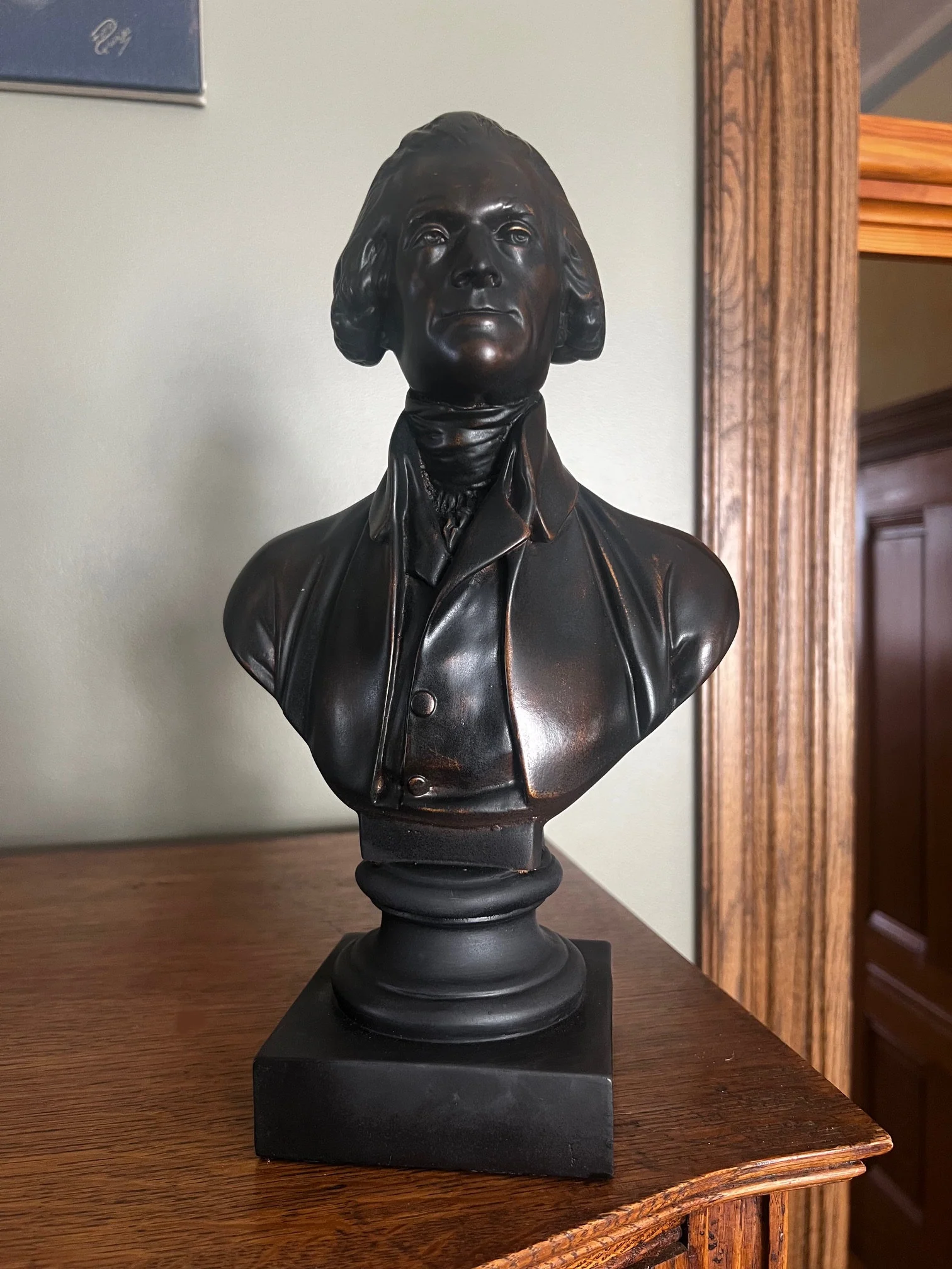Thomas Jefferson Bust 12" High Sculpture - Image 6