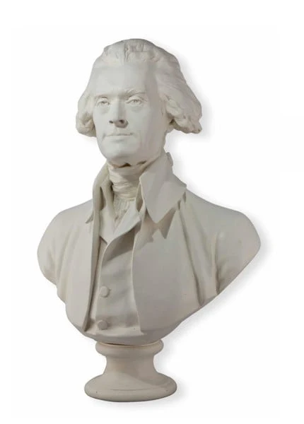 Thomas Jefferson Bust Life-size Sculpture 28" H - Image 3
