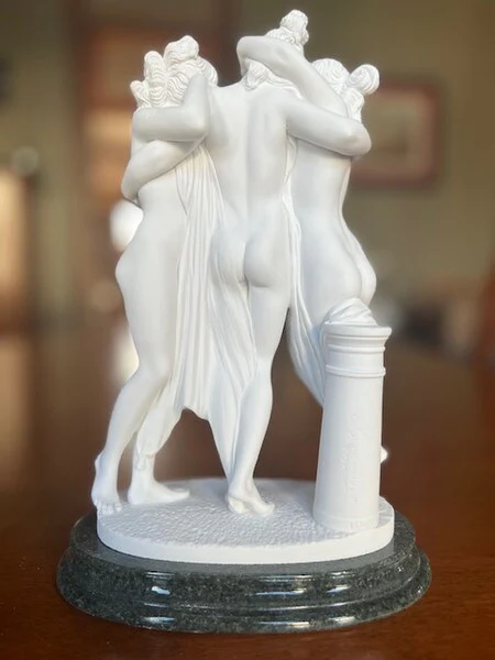 Three Graces Bathers by Canova Sculpture - Image 4